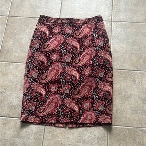 Paisley Print Women's Skirt